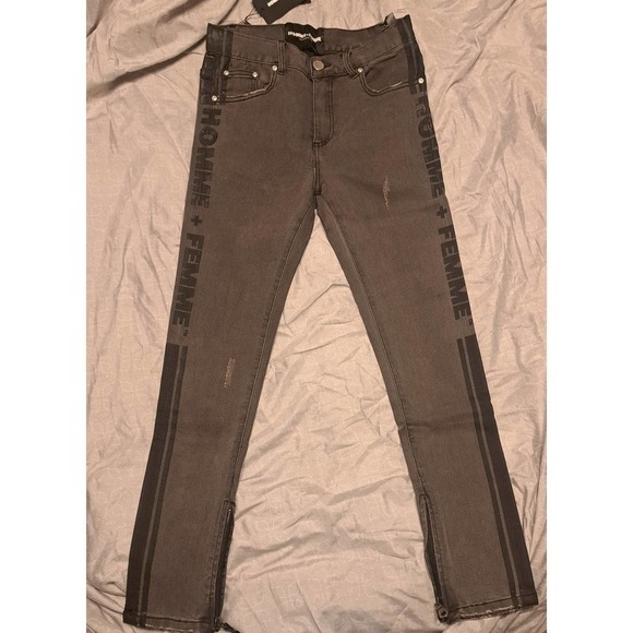 Homme & Femme Men Jeans Skinny Jeans Size 28 - Picture 1 of 7